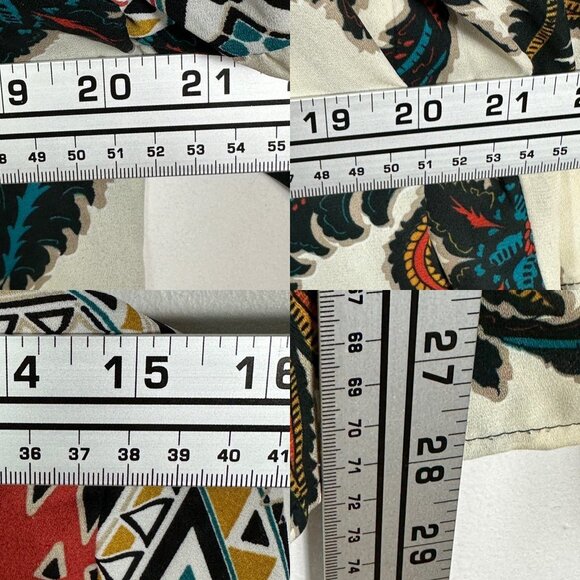 Anthropologie Fig Flowers Bohemian Peasant Oversized Tunic Top Size Small Boho S - Picture 9 of 9